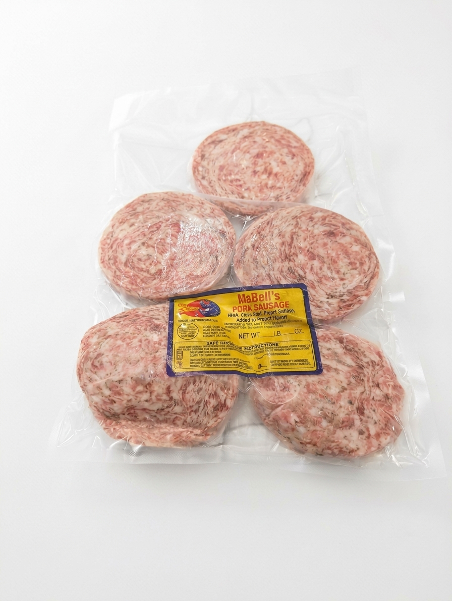 Ma Bell's Country Style Pork Sausage Patties