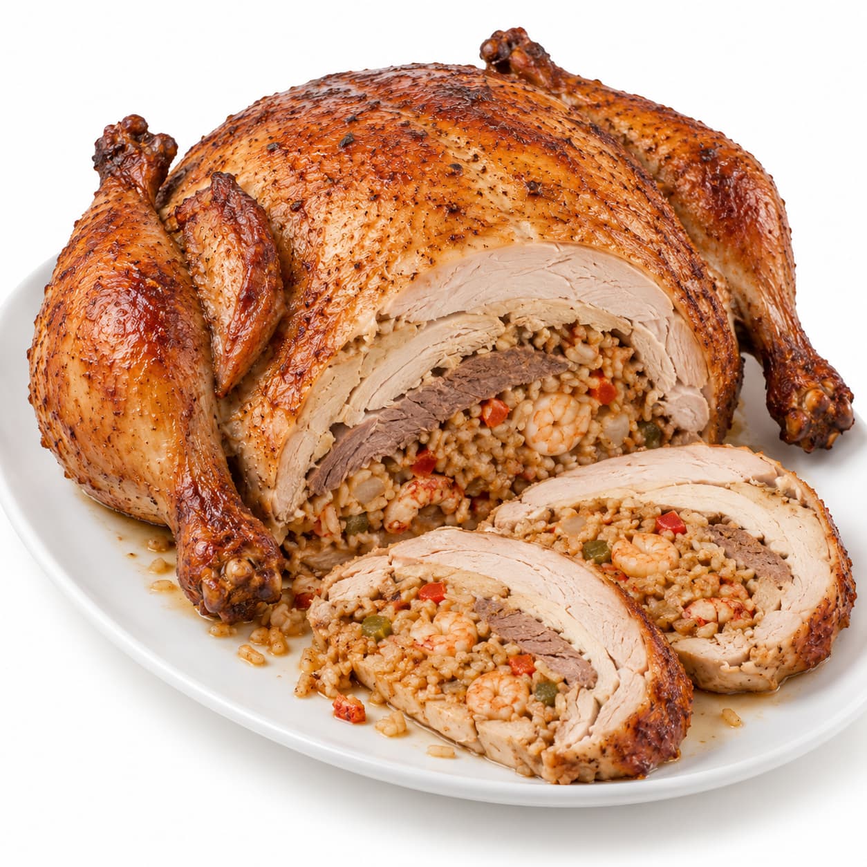Premium Turducken with Seafood