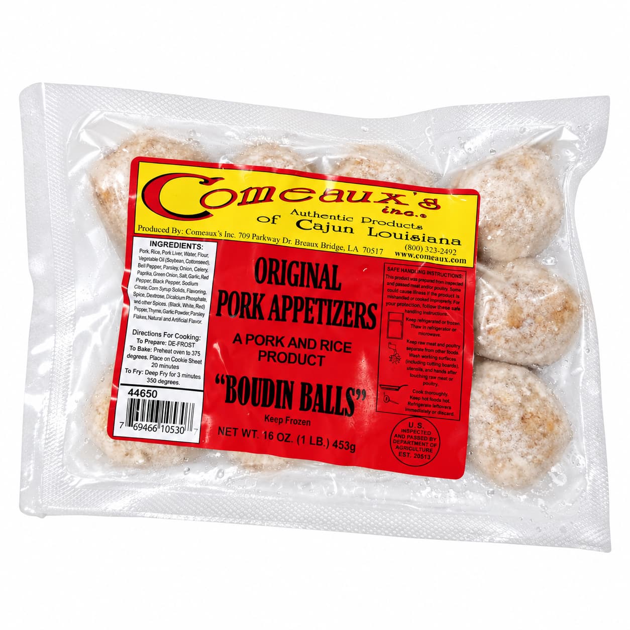 Comeaux's Pork Appetizers