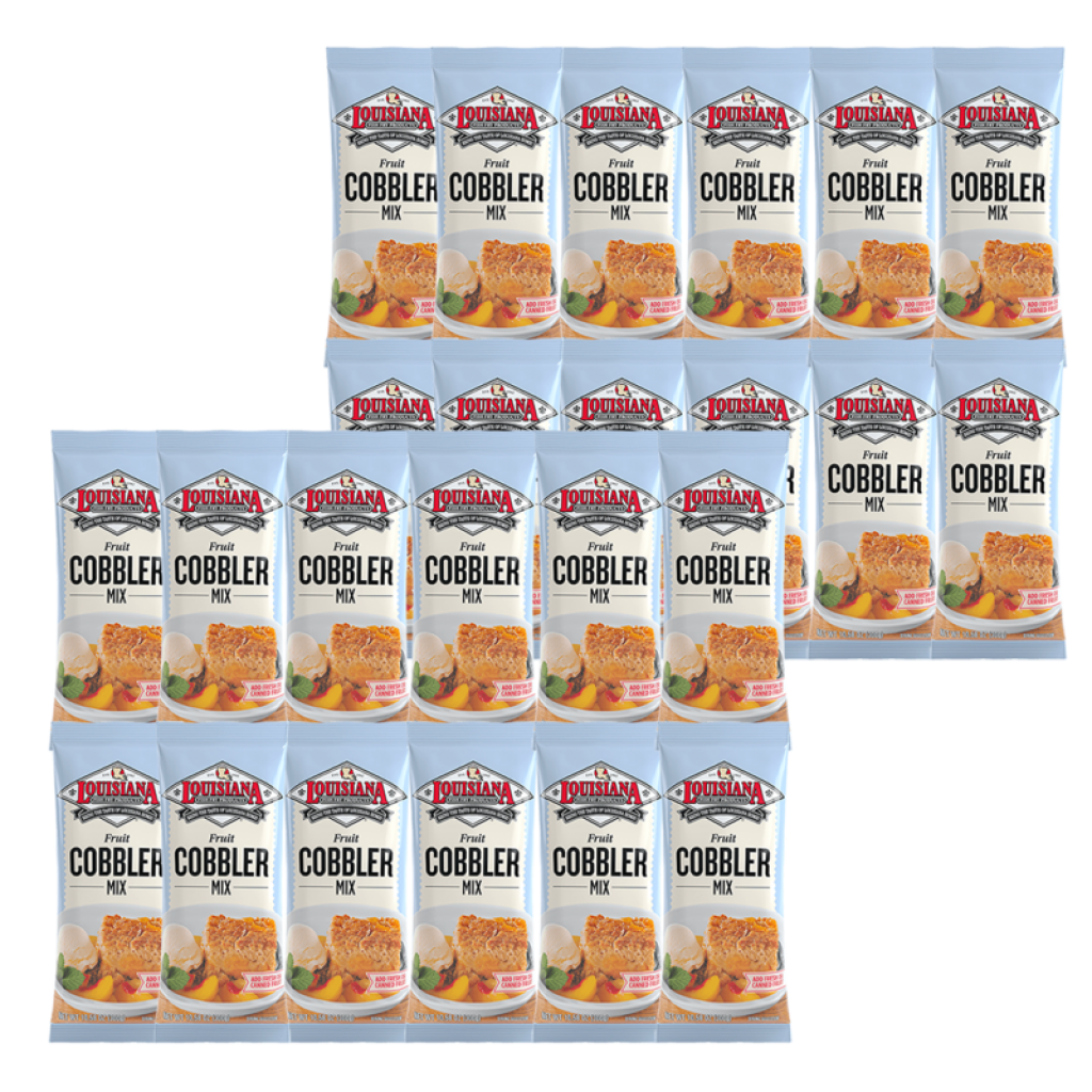 Louisiana Fish Fry Cobbler Mix 10.58 oz - Pack of 24