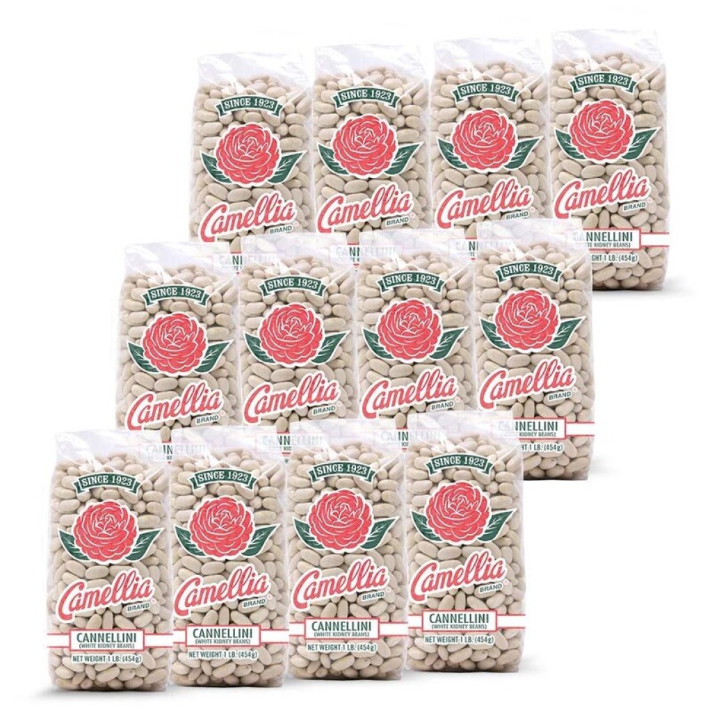 Camellia Dry Cannellini Beans 1 lb - 12 Pack