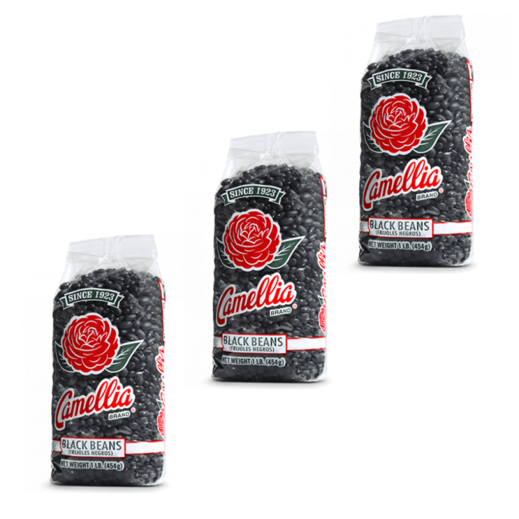 Camellia Black Beans — 3 Pack (1 lb each)