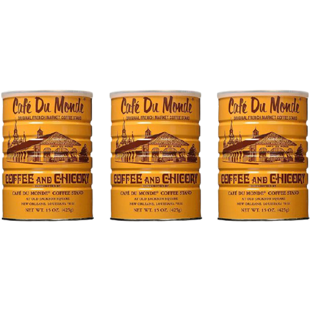 Cafe Du Monde Coffee Chicory 15 Ounce 3 Pack