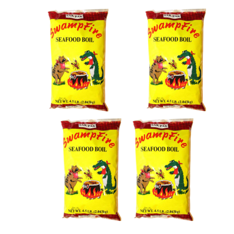 Swamp Fire Seafood Boil Sak Pak 4.5 lb — 4-Pack
