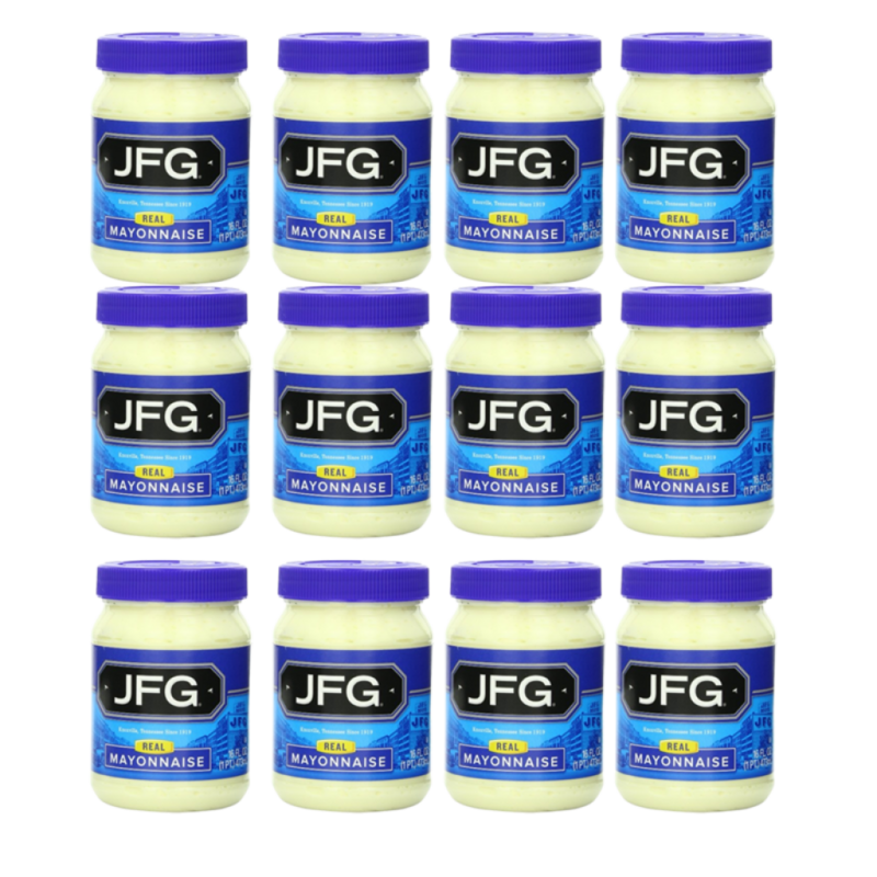 JFG Mayonnaise - 16 oz Pack of 12