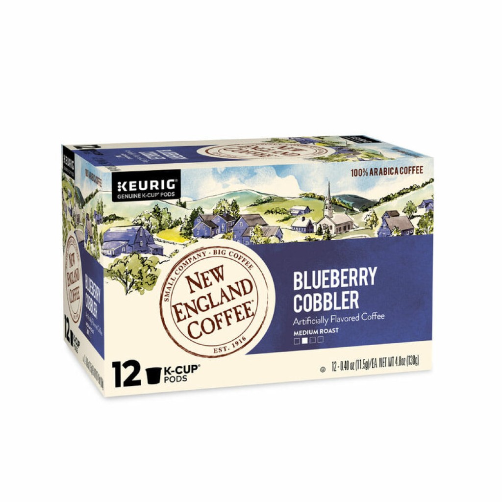 New England Coffee Blueberry Cobbler Single Serve 12 ct