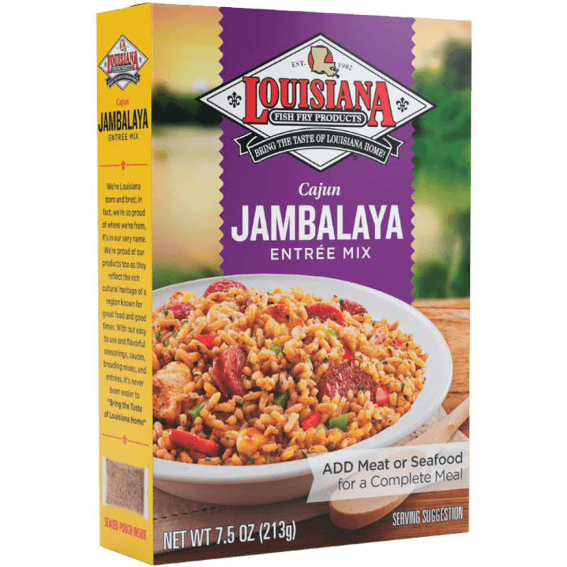 Louisiana Fish Fry Jambalaya Mix 7.5 oz Case