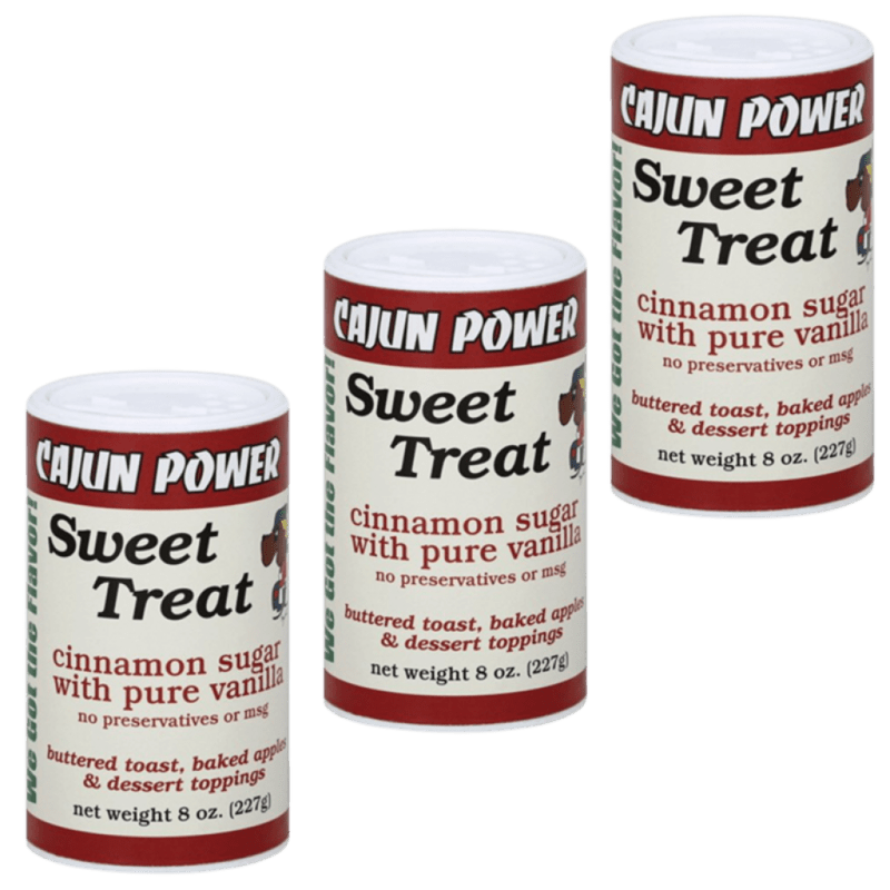 Cajun Power Sweet Treat Cinnamon Vanilla — 8 oz (Pack of 3)
