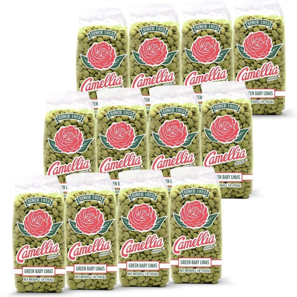 Camellia Green Baby Lima Beans 1 lb (Pack of 12)