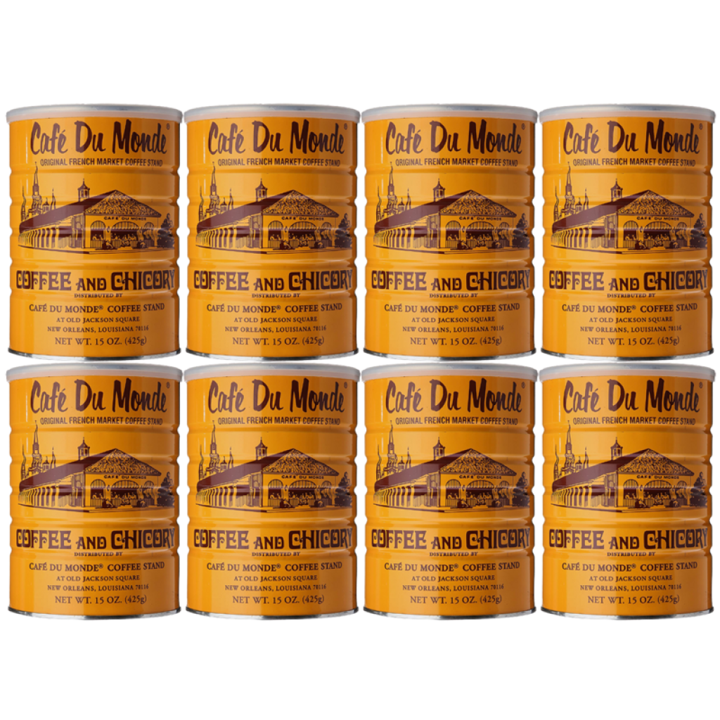 Cafe Du Monde Coffee and Chicory 15 oz Pack of 8