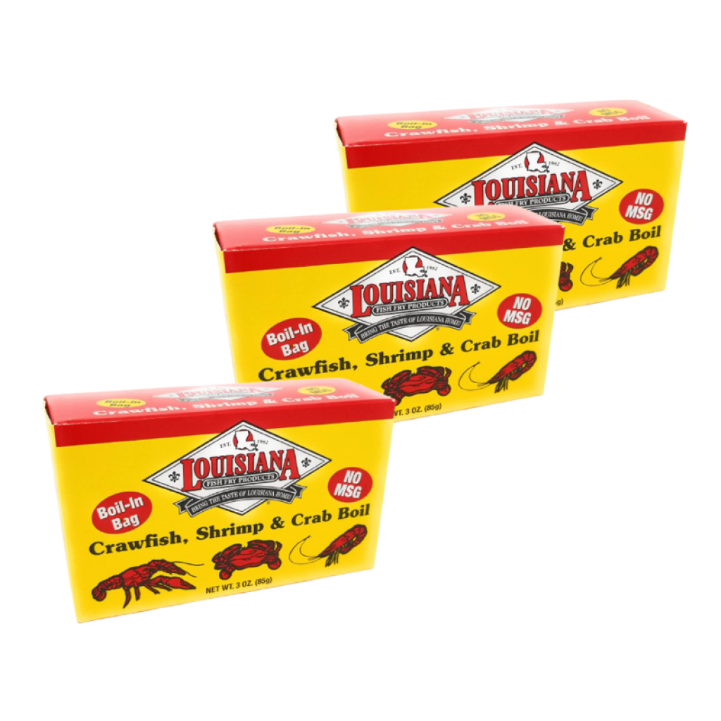 Louisiana Fish Fry 3 oz Crawfish/Shrimp/Crab Boil - 3 Pack