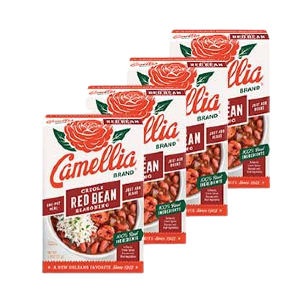 Camellia Creole Red Bean Seasoning Mix — 4-Pack