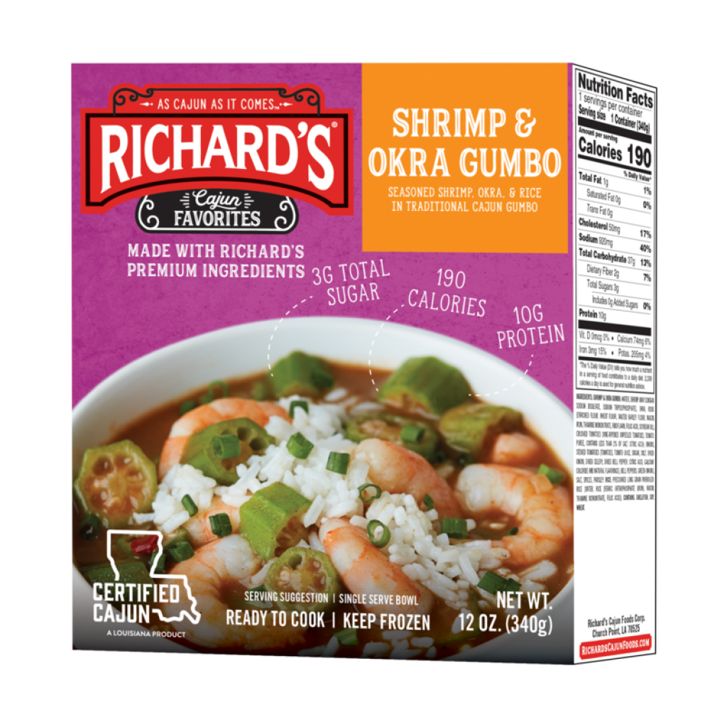 Richard's Shrimp & Okra Gumbo — Single Serving (12 oz)