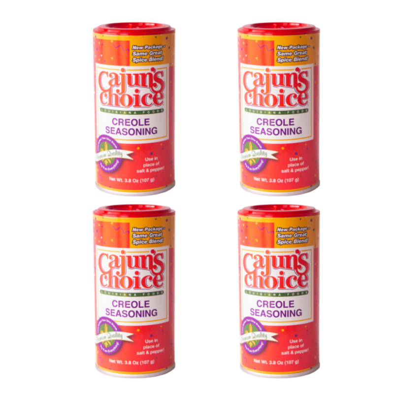 Cajun's Choice Creole Seasoning 3.8 Oz - 4 Pack