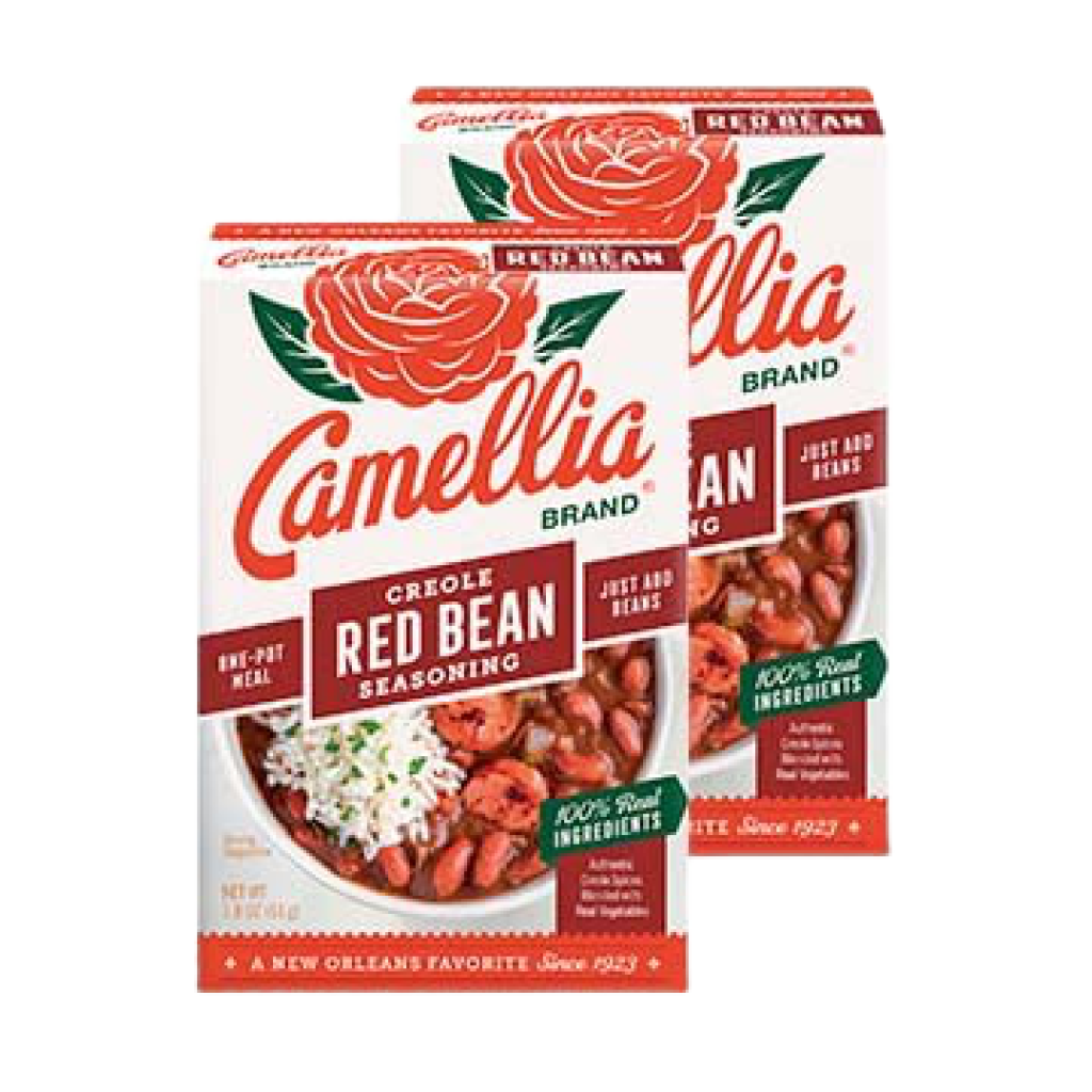 Camellia Creole Red Bean Seasoning Mix Twin Pack