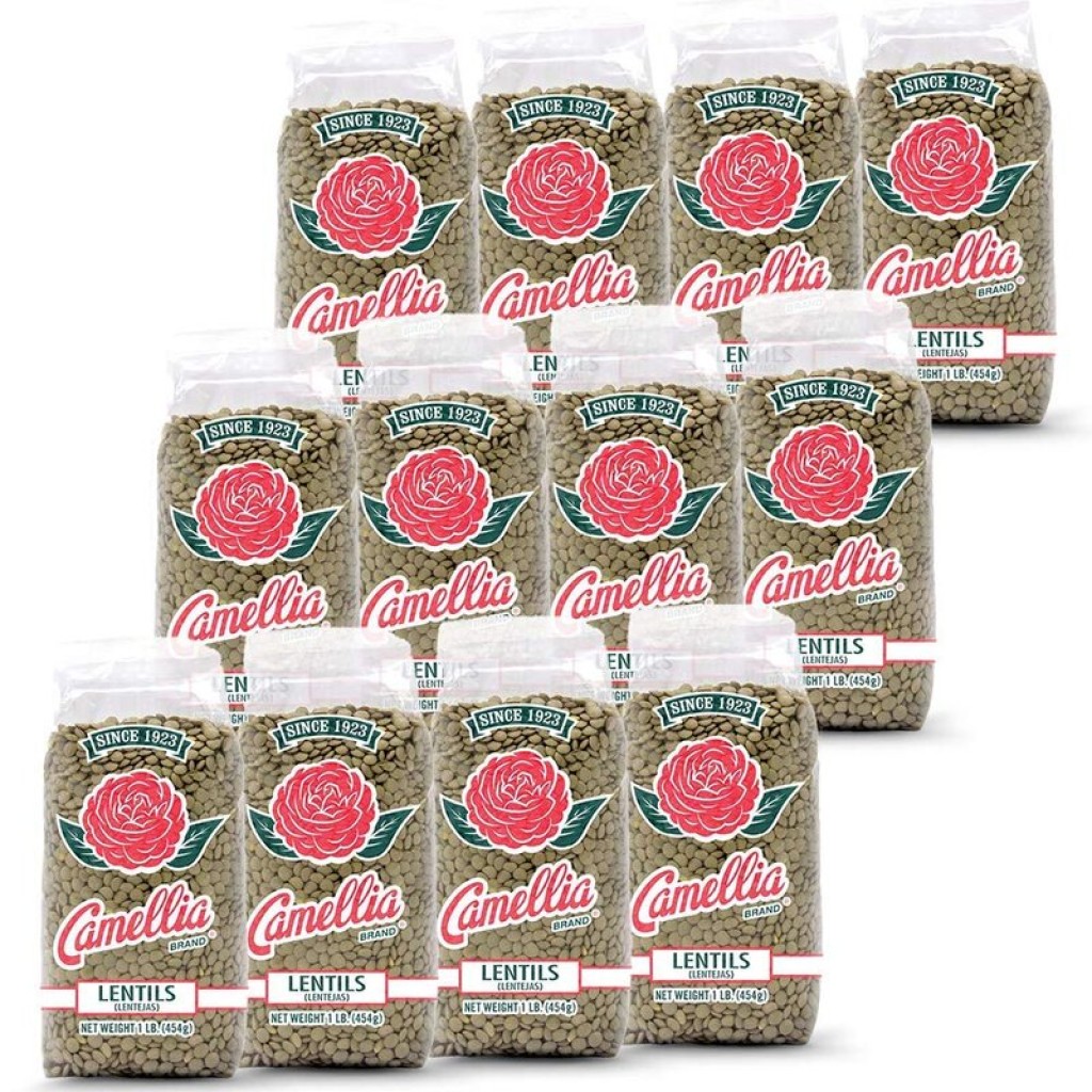 Camellia Dry Lentils 1 lb (12-Pack)