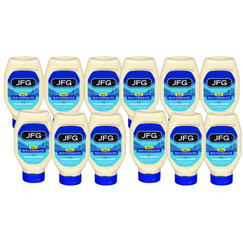 JFG Mayonnaise Squeeze 18 oz - Pack of 12