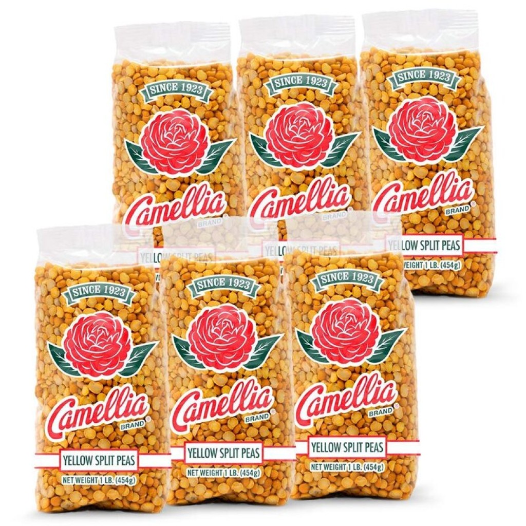 Camellia Yellow Split Peas — 1 lb Bags (6 Pack)