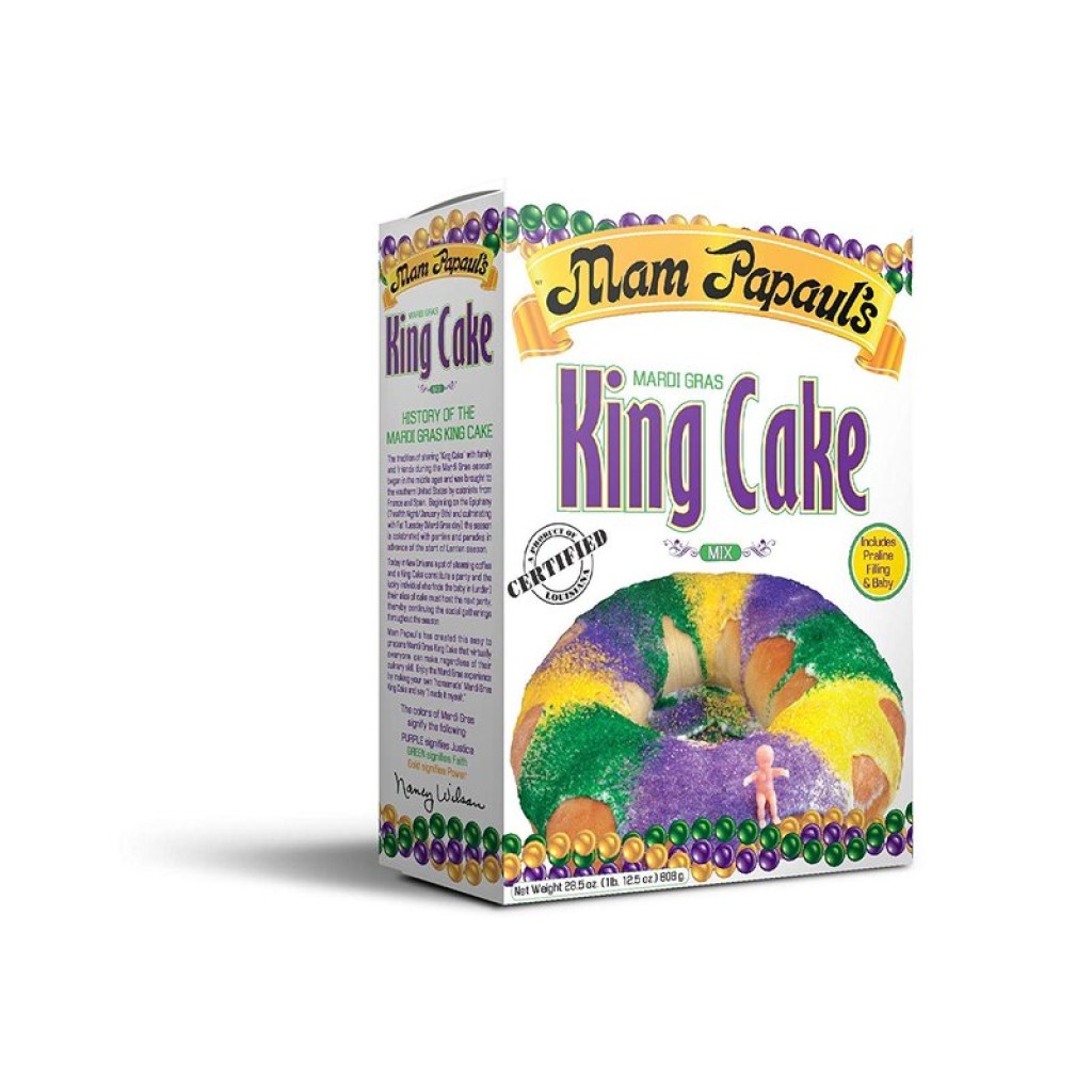 Mam Papauls Mardi Gras King Cake Mix 1 Pound 12.5 oz