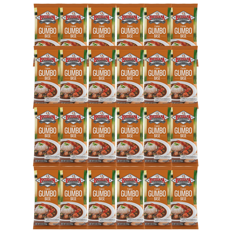 Louisiana Fish Fry Cajun Gumbo Base 5 oz - 24 Pack